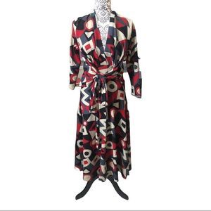 Vintage Uptown girl maxi dress size small 94% polyester and six spandex